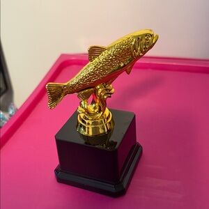 Fake Gold Fish Trophy